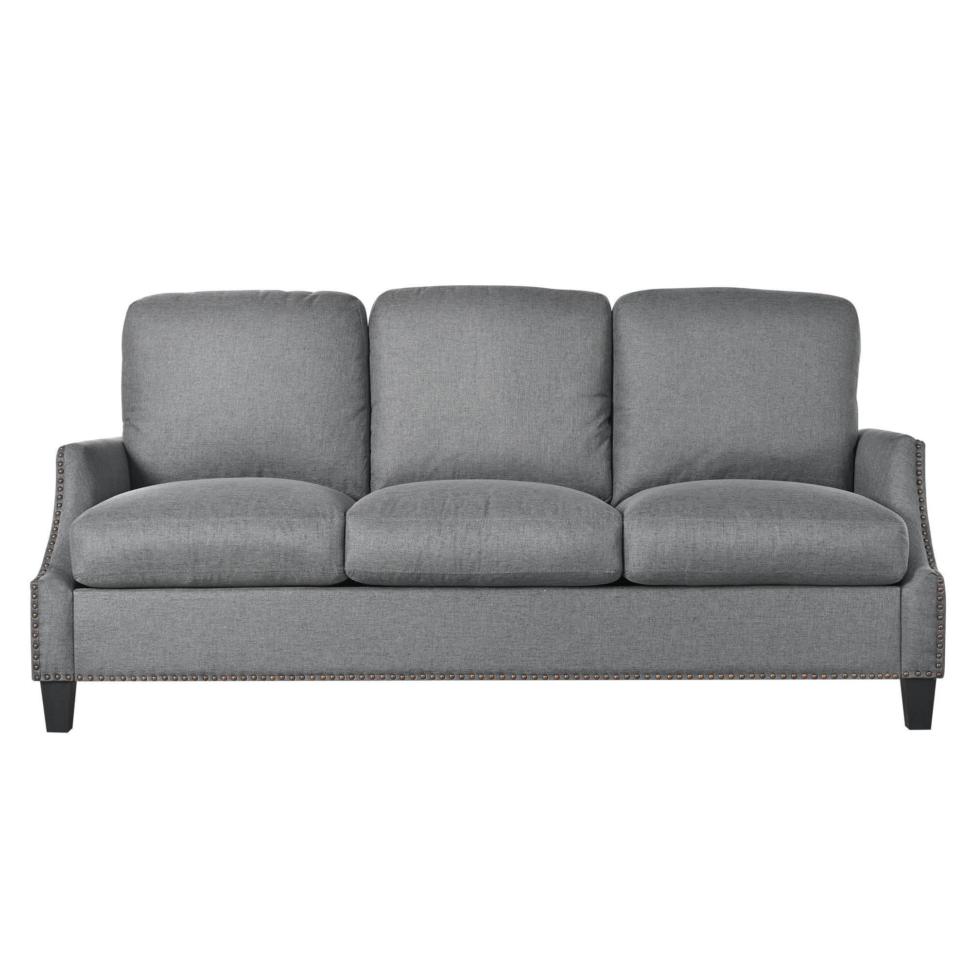 3 Piece Living Room Sofa Sets, Sectional Couch and Loveseat and Armchair Set, Modern 3 Seater Sofa + 2 Seater Couch+ Accent Chair Furniture Set for Apartment