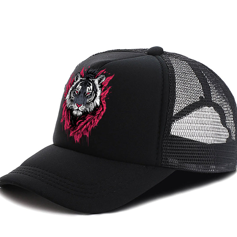 Tiger Design Colorful Trucker's Cap