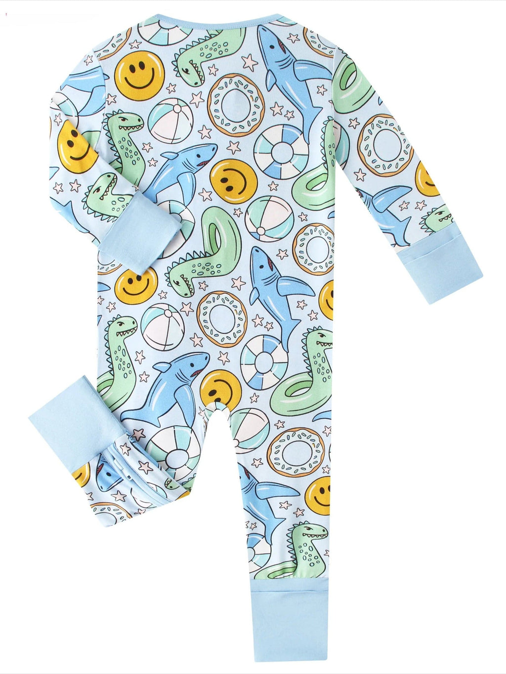 Posh TOT Pool Floats Bamboo Baby Convertible Zippy Romper  CINCO DE MAYO PROMO - FINAL SALE