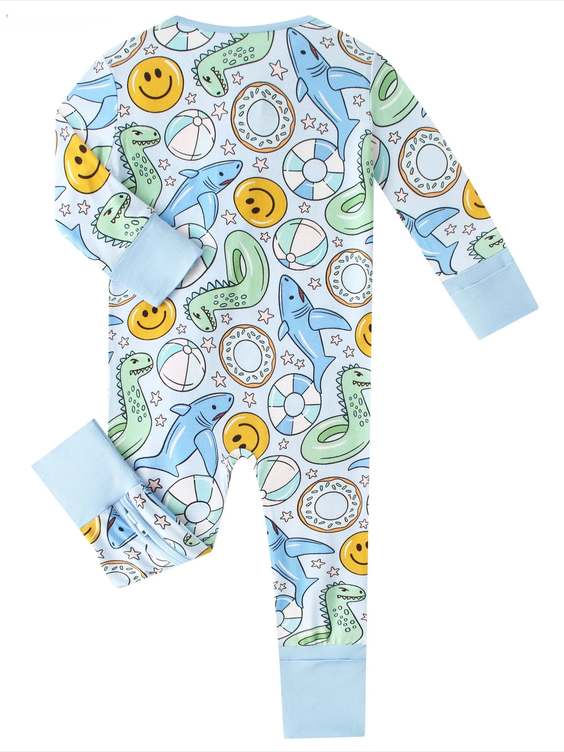 Posh TOT Pool Floats Bamboo Baby Convertible Zippy Romper  CINCO DE MAYO PROMO - FINAL SALE