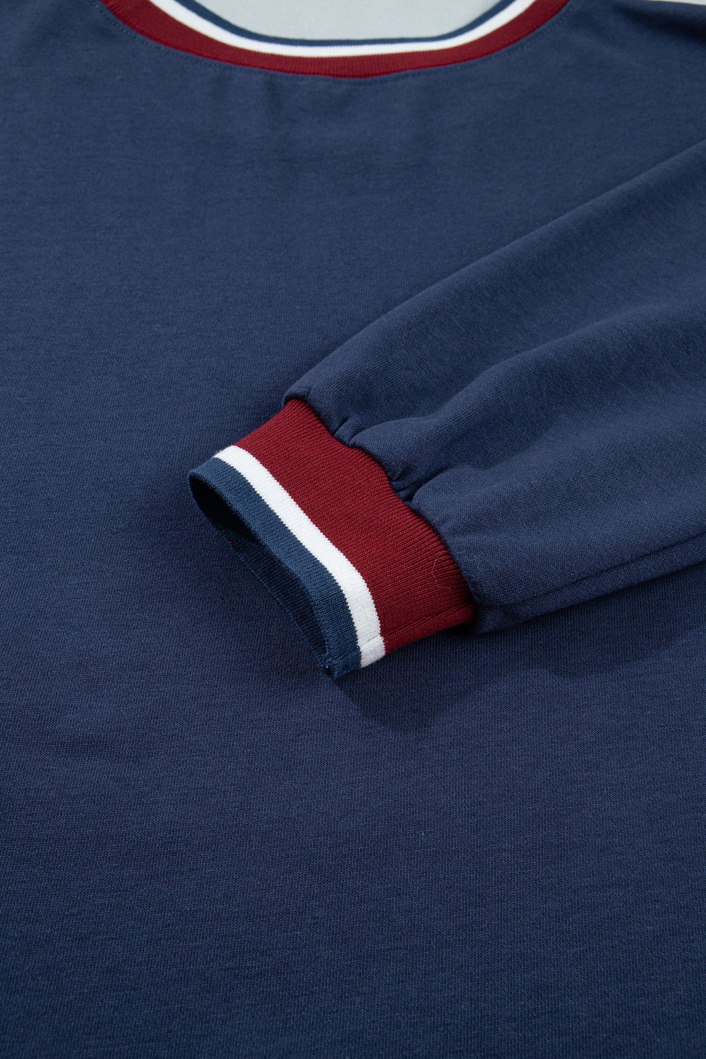 ATHLETIC DIVISION Colorblock Long Sleeve Graphic Sweatshirt