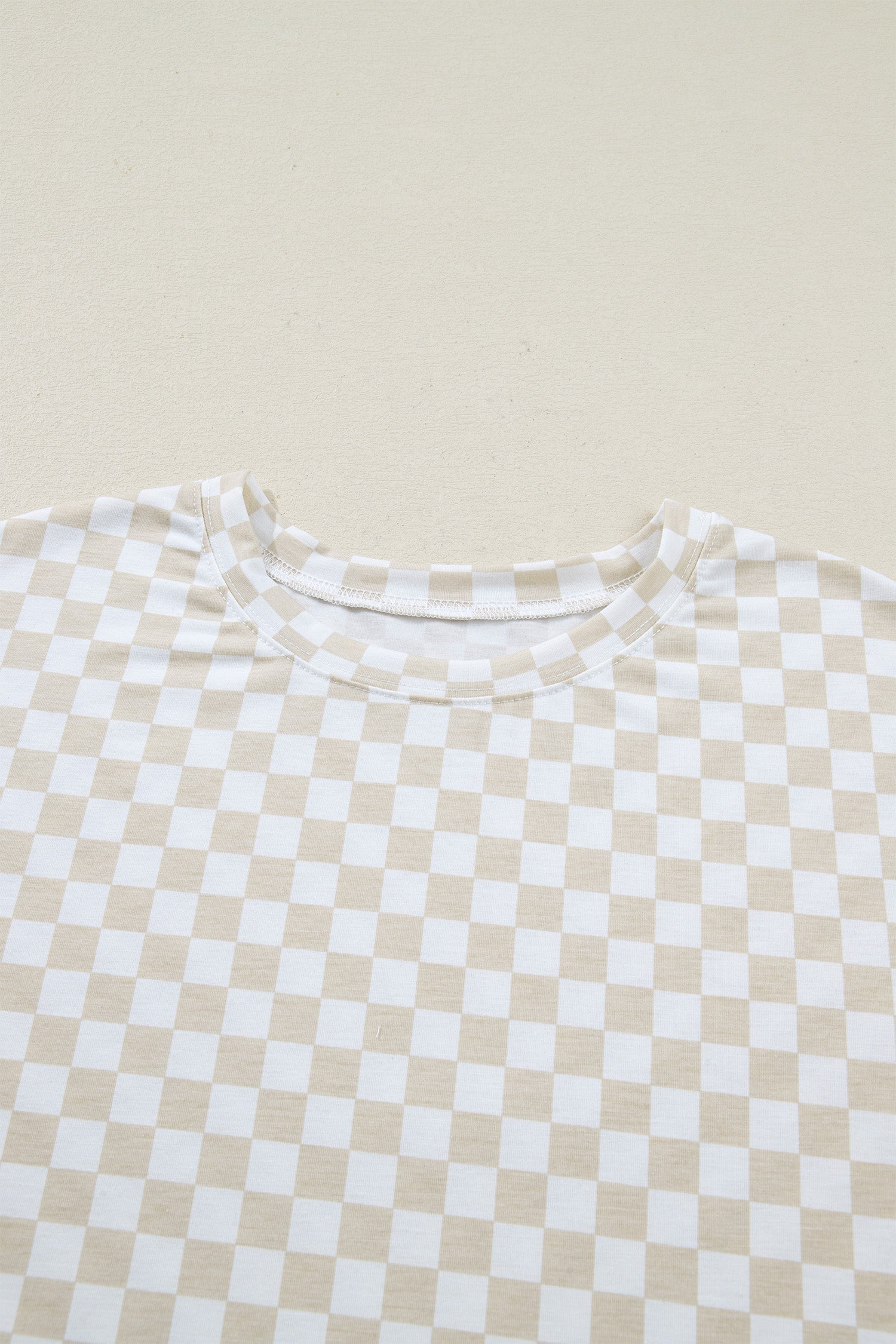 Checker Short Sleeve Tee & Lounge Pant Set