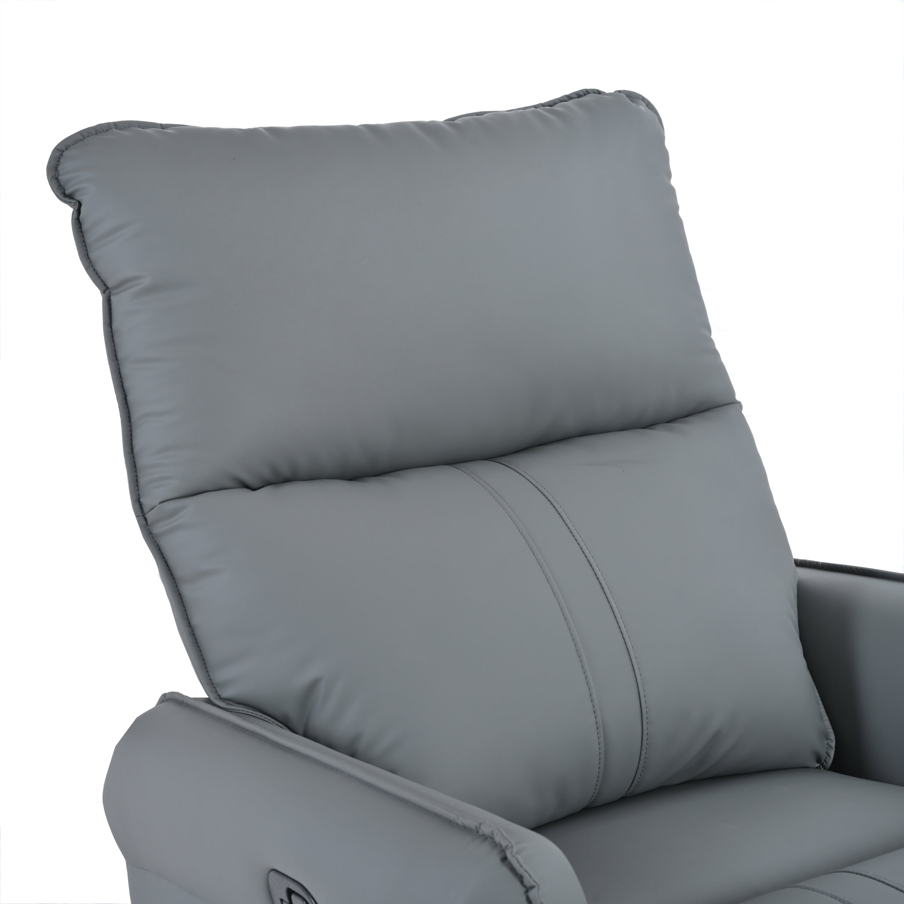 Rocker Recliner Chair,360° Swivel Nursery Rocking Chair,Glider Chair,Modern Small Rocking Swivel Recliner Chair for Bedroom,Living Room Chair Home Theater Seat,Side Pocket(Blue-gray+360° Swivel)