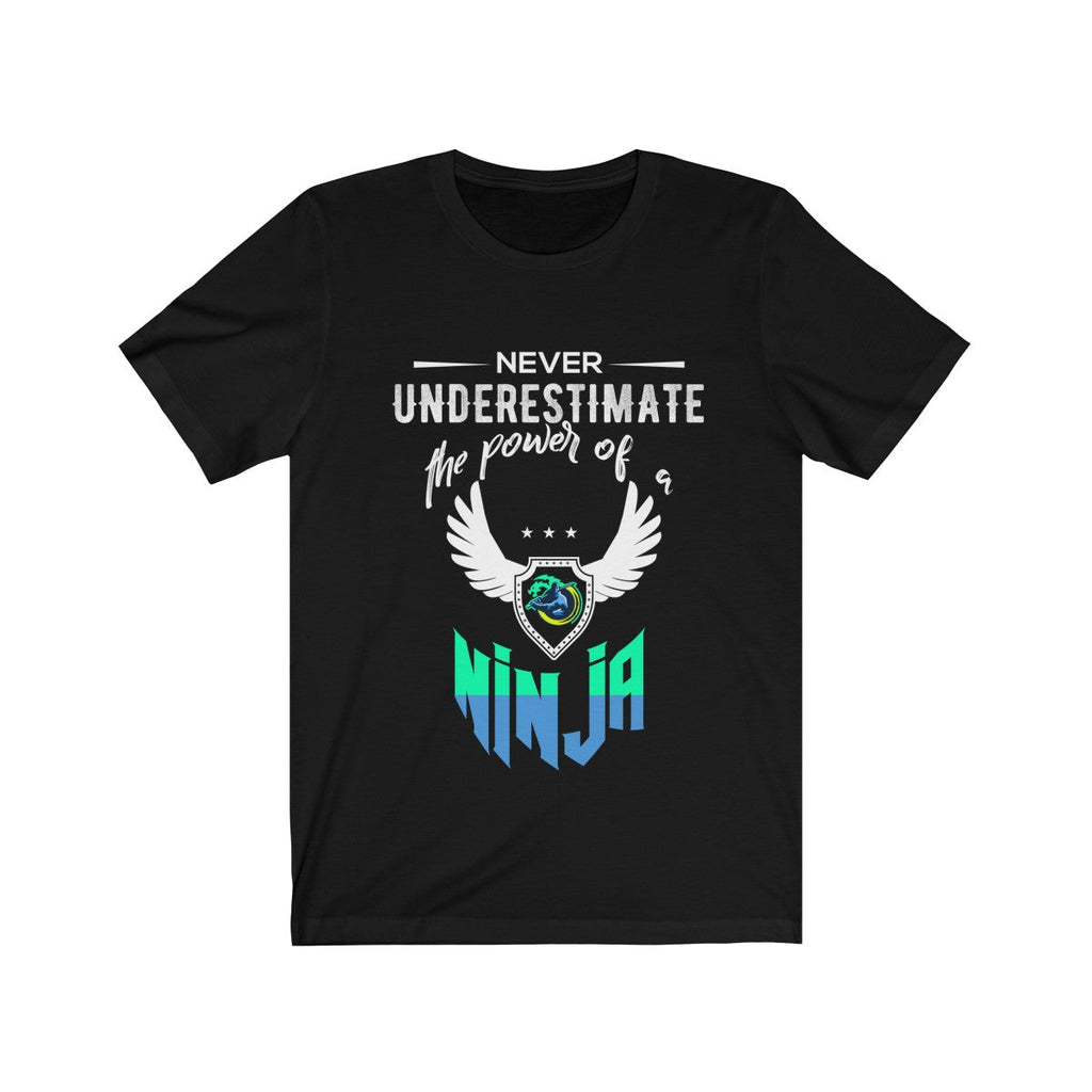 Ninja Power Short Sleeve T-Shirt in Green Text