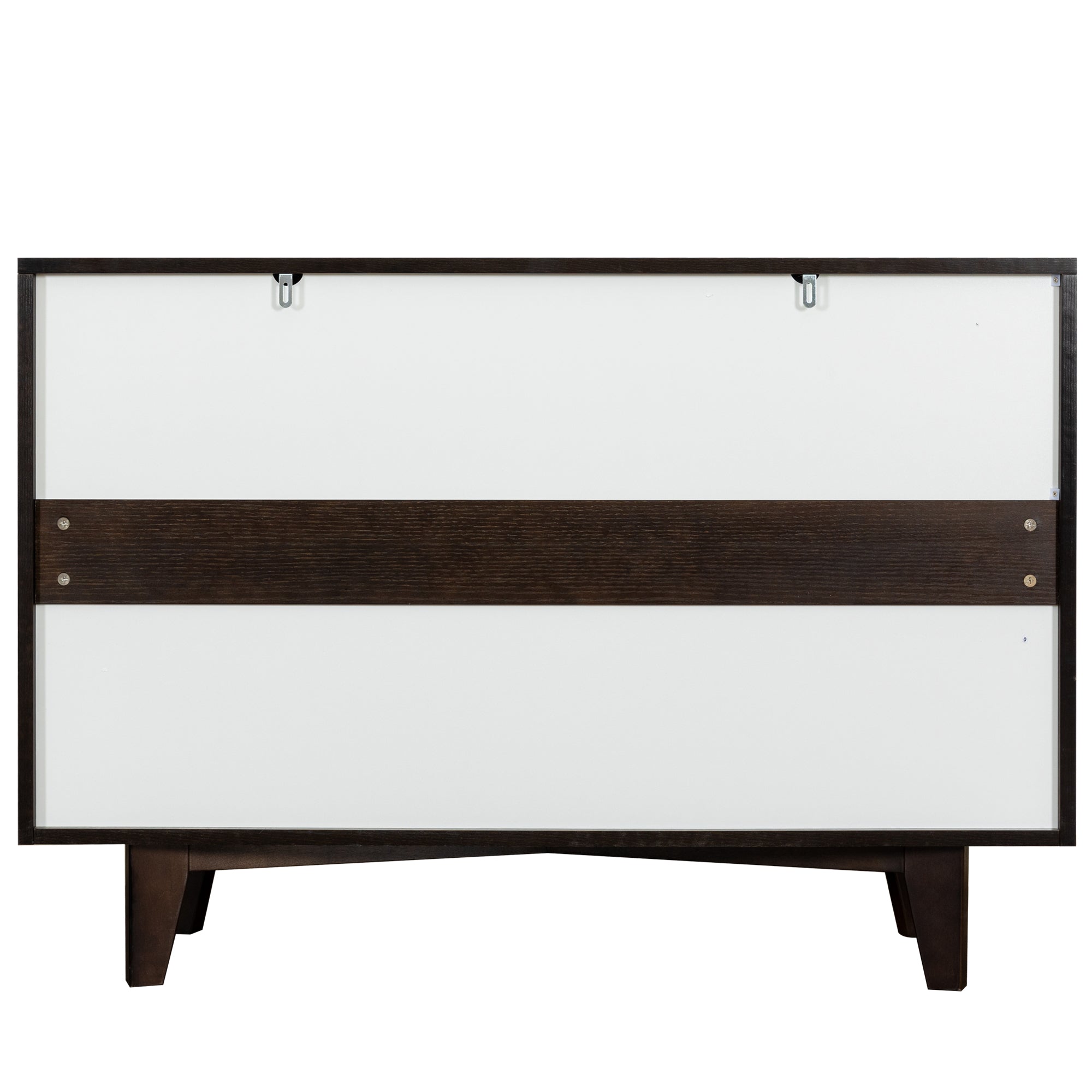 Solid Wood spray-painted drawer dresser bar,buffet tableware cabinet lockers buffet server console table lockers, retro round handle, applicable to the dining room, living room,kitchen corridor auburn