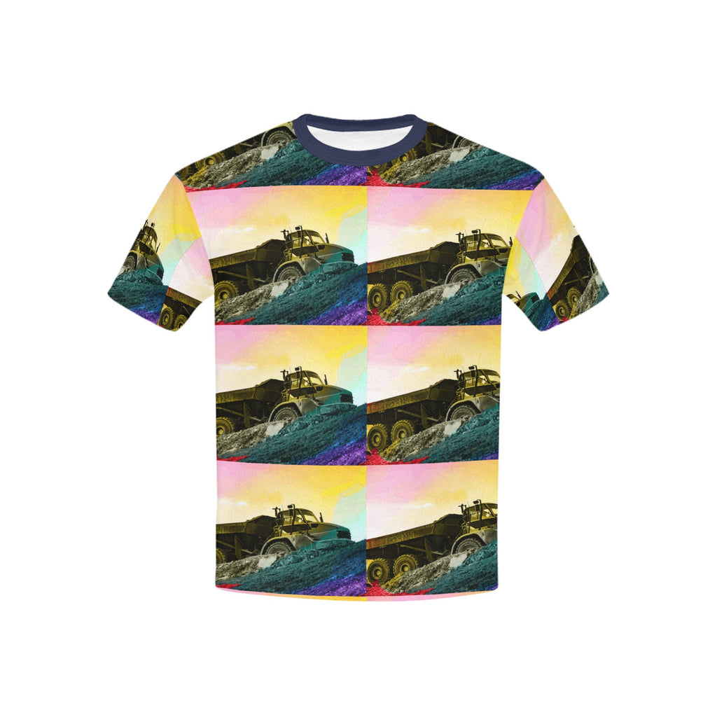 Child's Dump Truck Printed T-shirt (Made in USA)