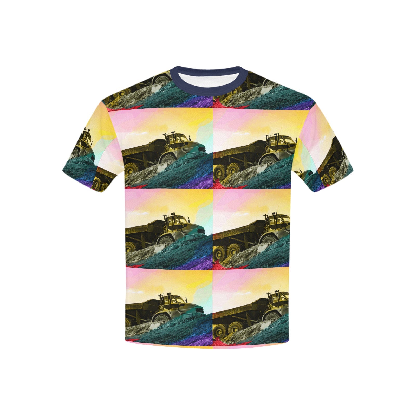 Child's Dump Truck Printed T-shirt (Made in USA)