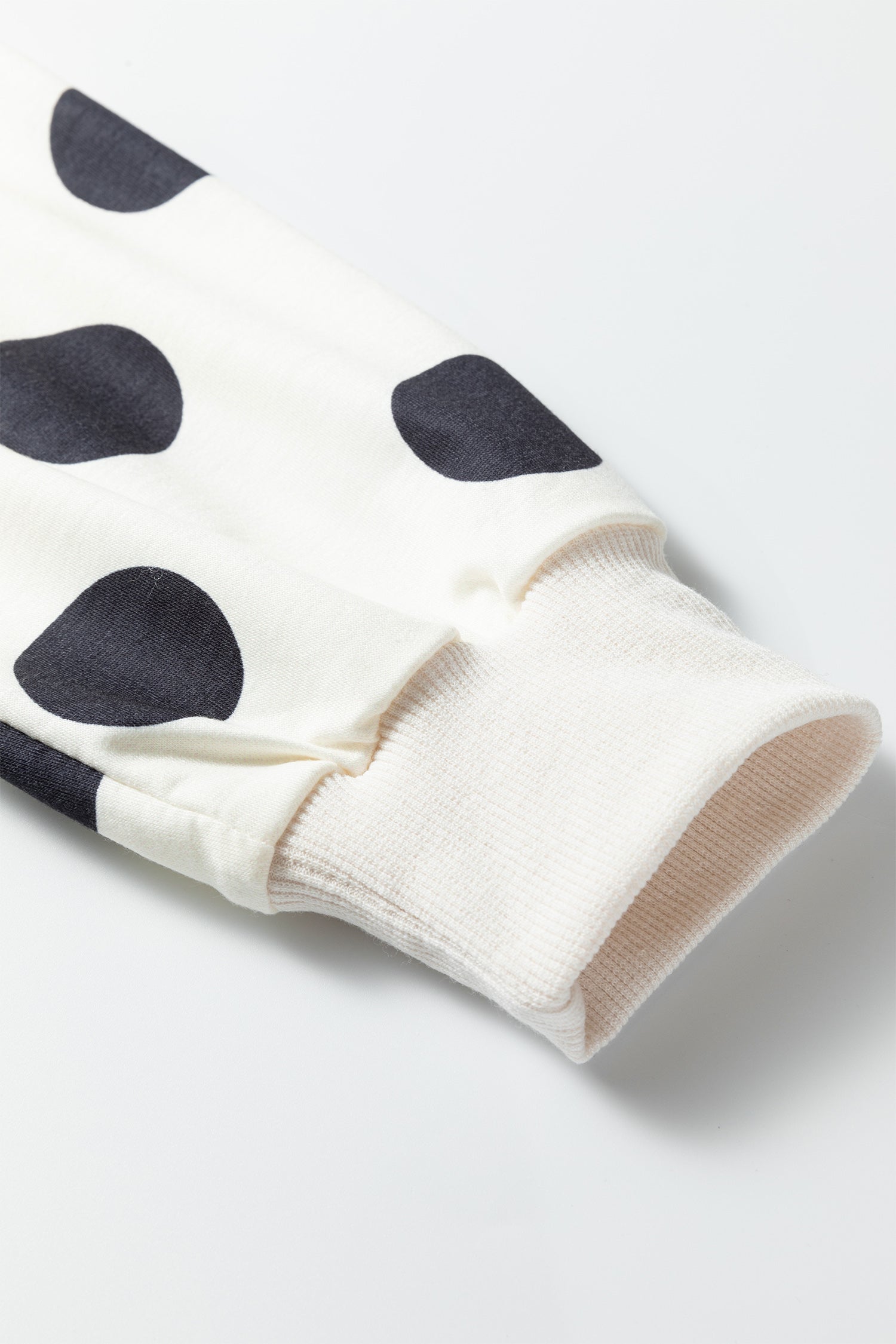 Polka Dot Pullover and Jogger Pants Set