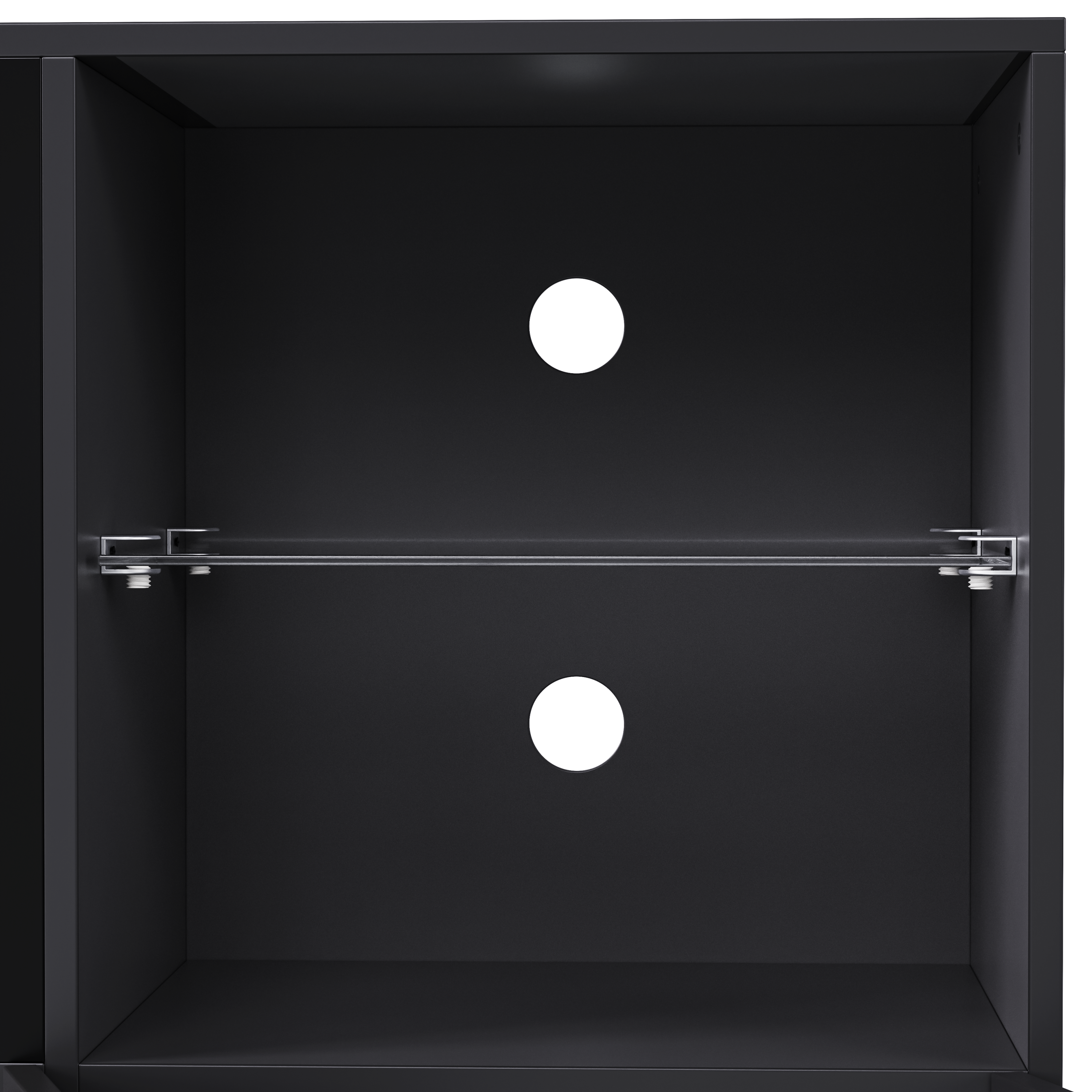 ON-TREND High Gloss TV Stand with 34.2' Non-heating Electric Fireplace, Modern Entertainment Center with LED Light, Media Console with Tempered Glass Shelves for TVs up to 75', Living Room, Black