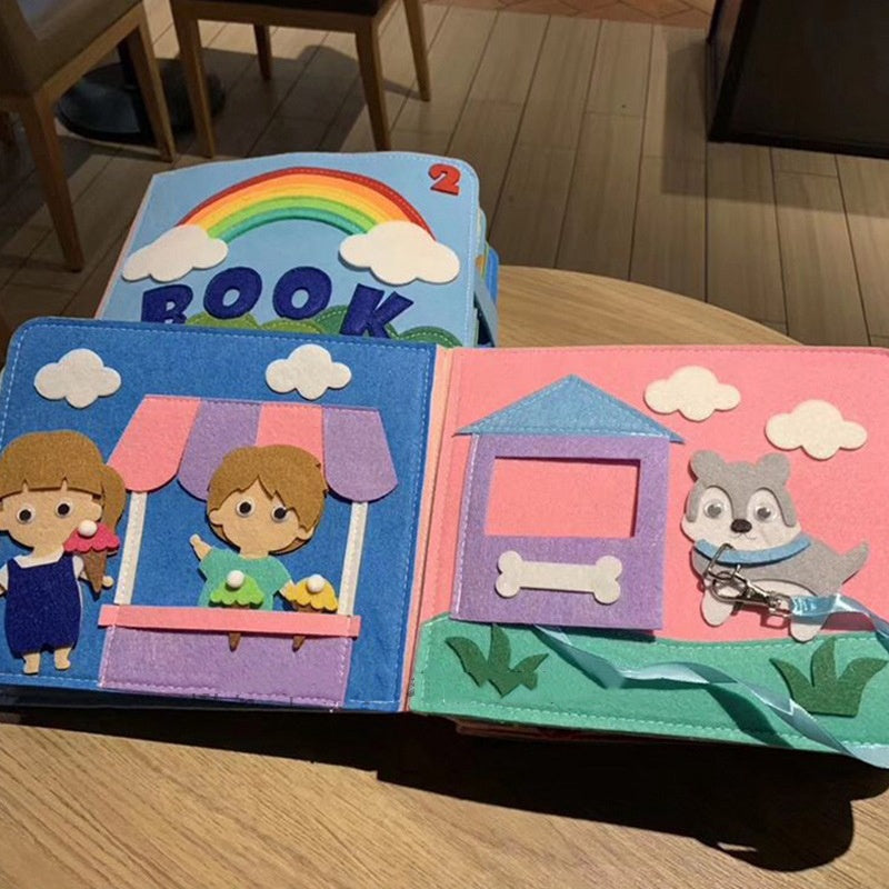 Baby Cloth Book – Soft Interactive Felt Activity Book for Early Learning