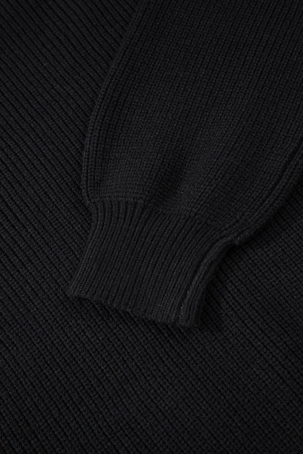 Ribbon Knot Backless Drop Shoulder Ribbed Sweater