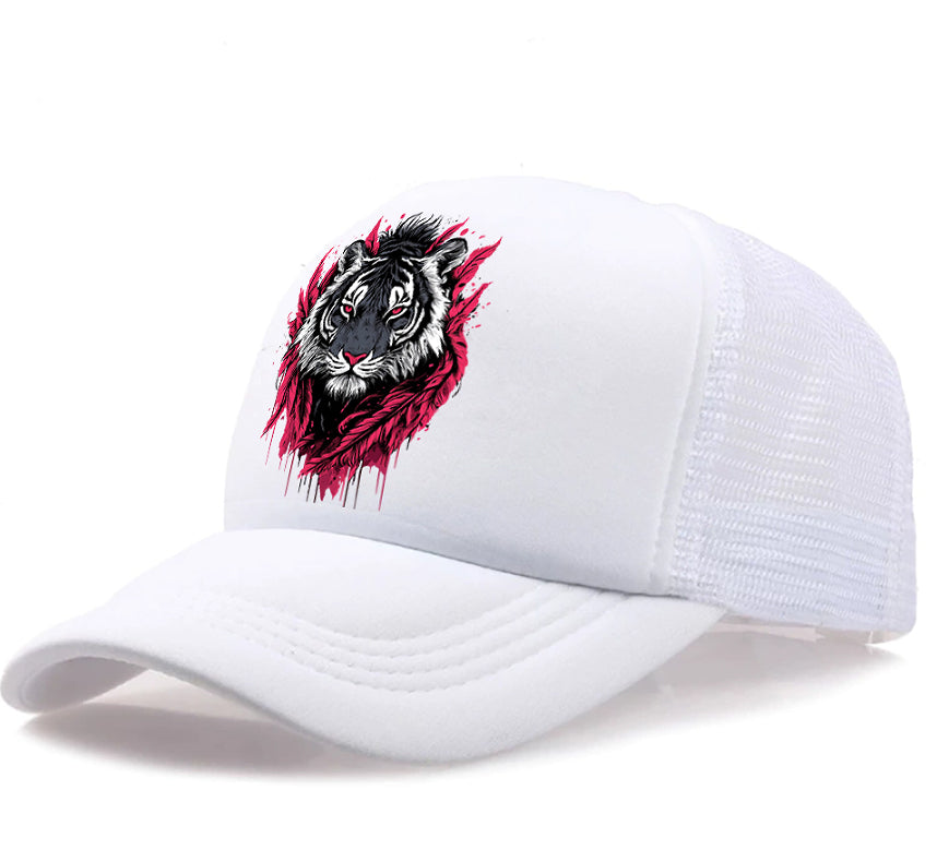 Tiger Design Colorful Trucker's Cap