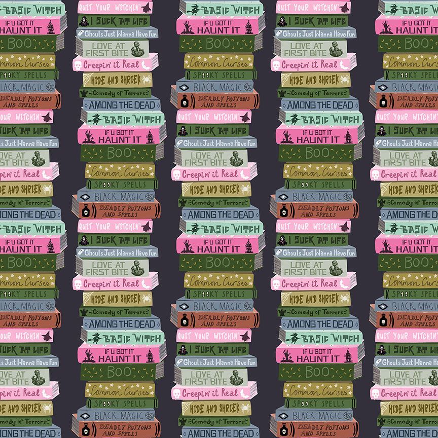 Haunted Book Stacks Vintage Dress