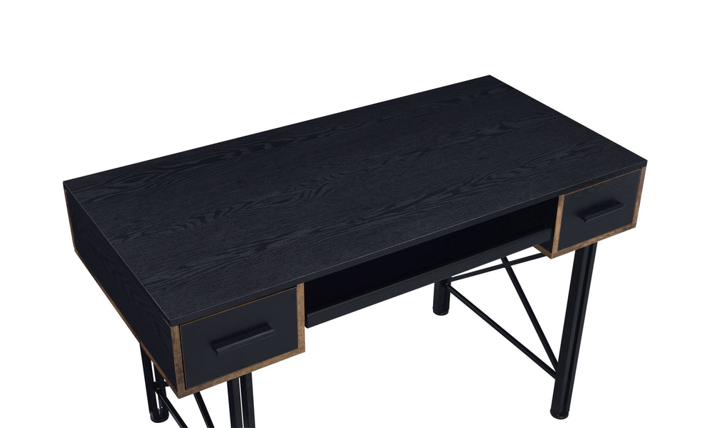 Settea Black Finish Computer Desk