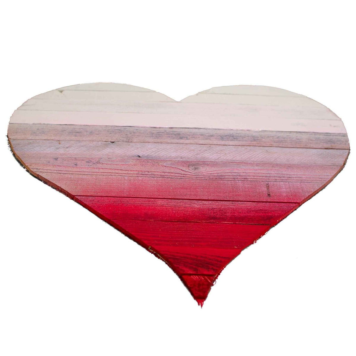 Fading Wooden Valentine's Day Heart