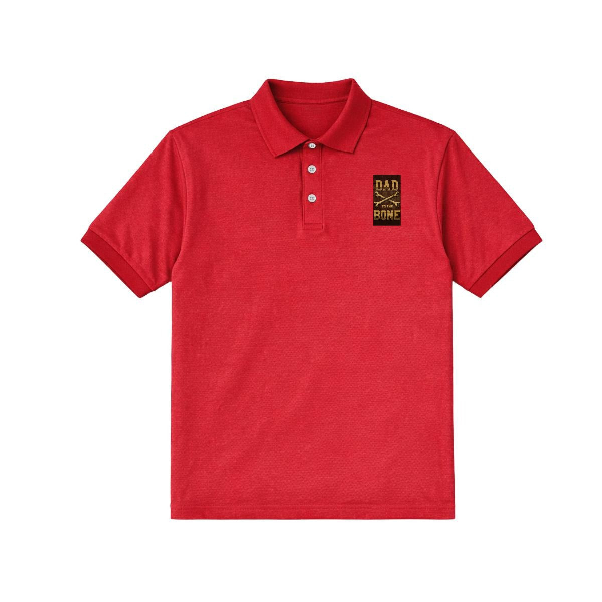Dad to the Bone Adult Polo Jersey Shirt | Gildan 8800