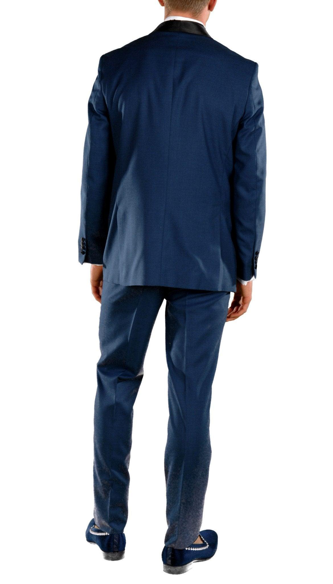 Ferrecci Men's Falls Indigo Slim Fit 2 Piece Tuxedo