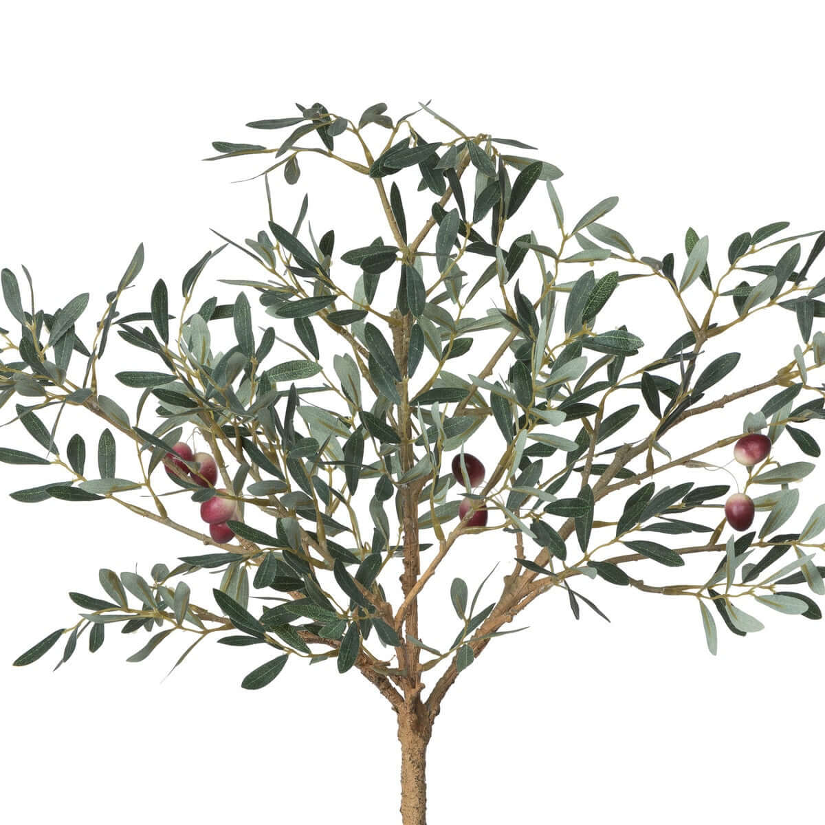 Faux Olive Tree Topiary in Vintage Pot