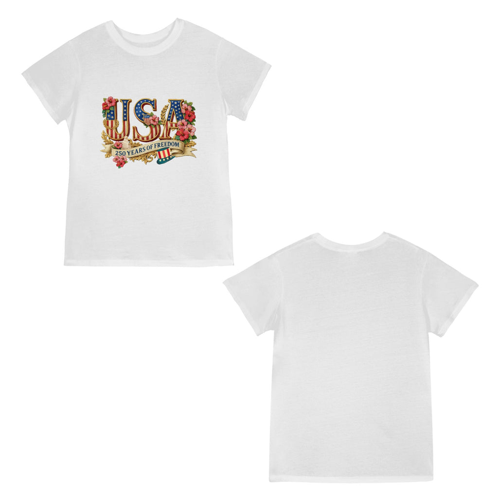 Patriotic USA 250 Years of Freedom Women's T-Shirt | Ships from USA