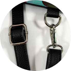 Eau de Parfume Pink Vegan Leather Crossbody Bag