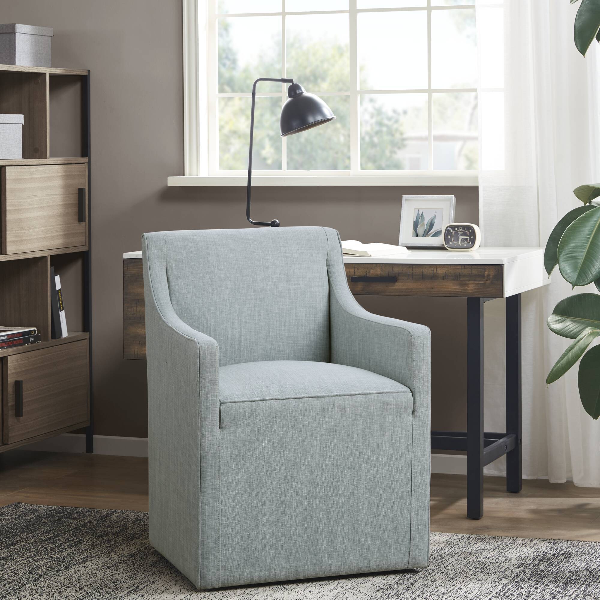 Traditional Skirted Dining Arm Chair