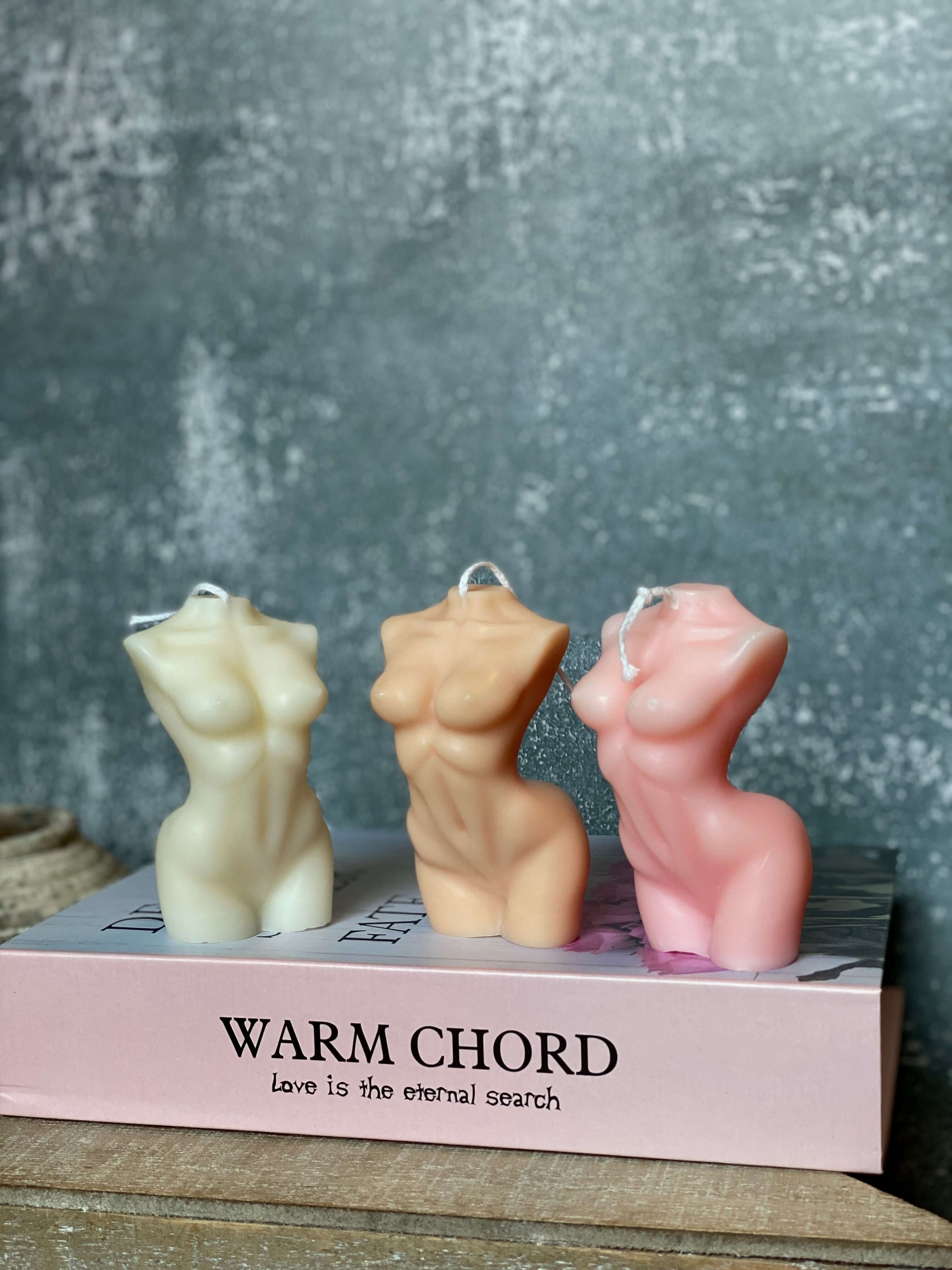 Female Body Candle - Artistic Soy Wax Scented Candle for Elegant Home Decor