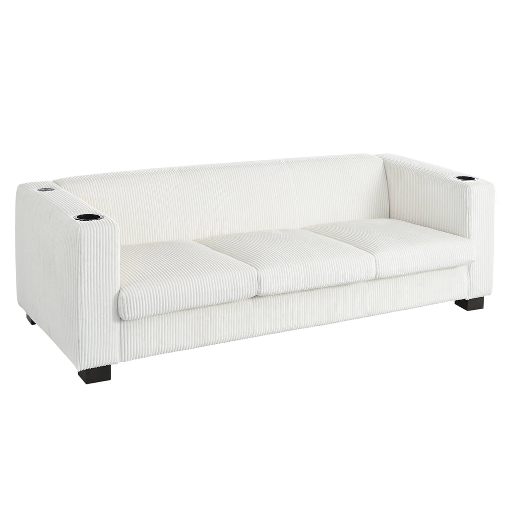 BEIGE  3 SEATER SOFA,BEIGE COLOR