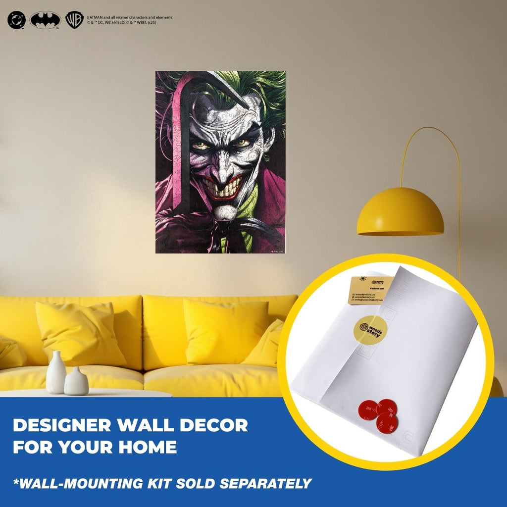 Figured Wooden Puzzle Batman™ - Joker: Smile of Chaos
