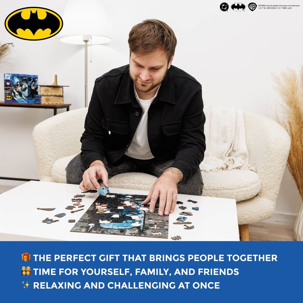 Figured Wooden Puzzle Batman™ - Shadow of Gotham