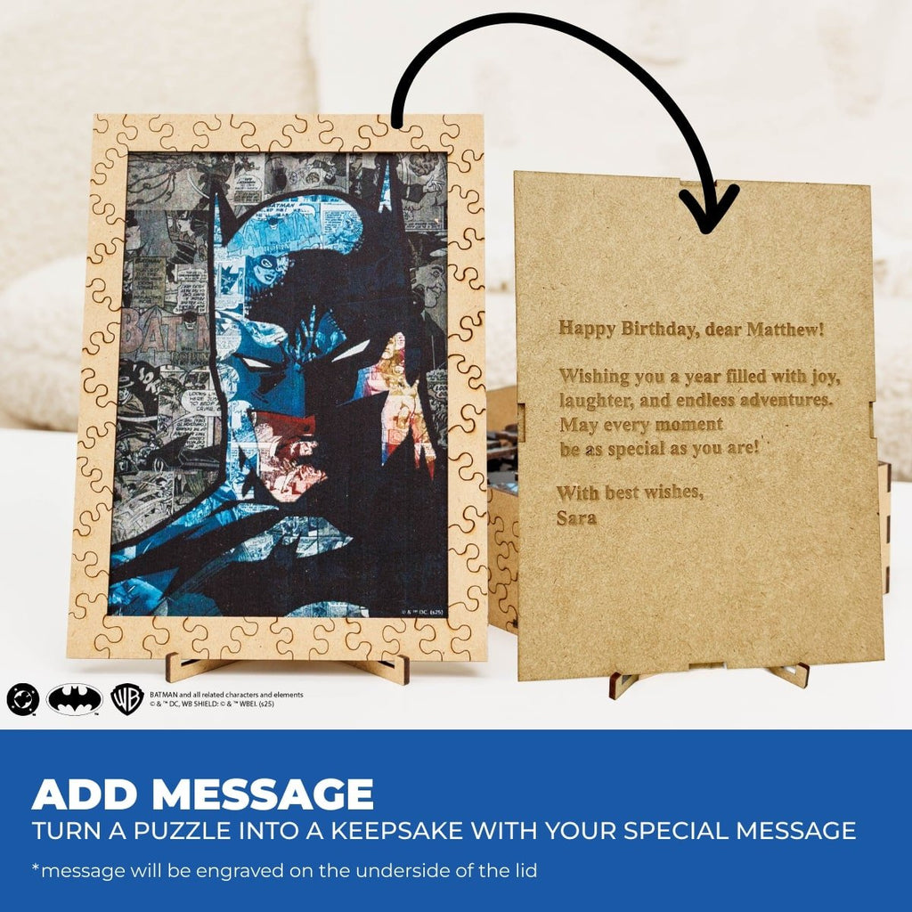 Figured Wooden Puzzle Batman™ - Shadow of Gotham