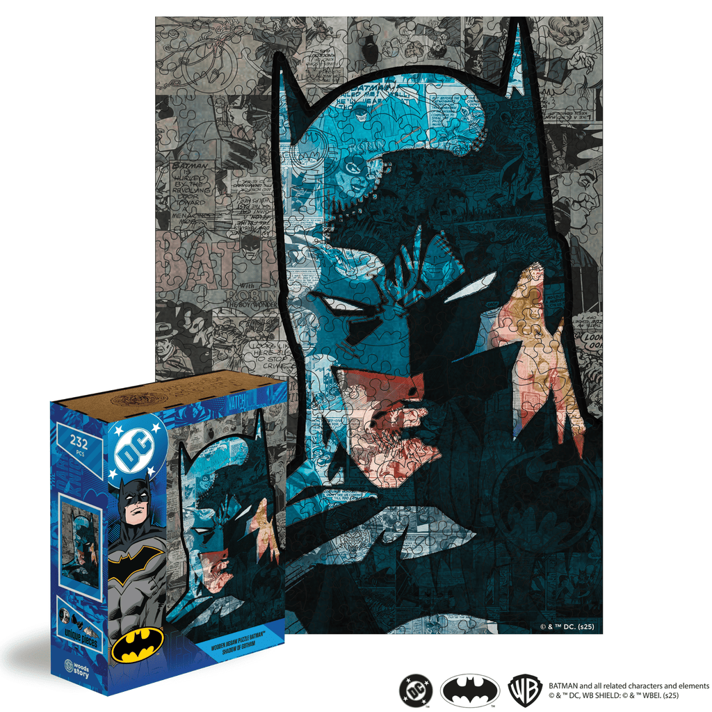 Figured Wooden Puzzle Batman™ - Shadow of Gotham
