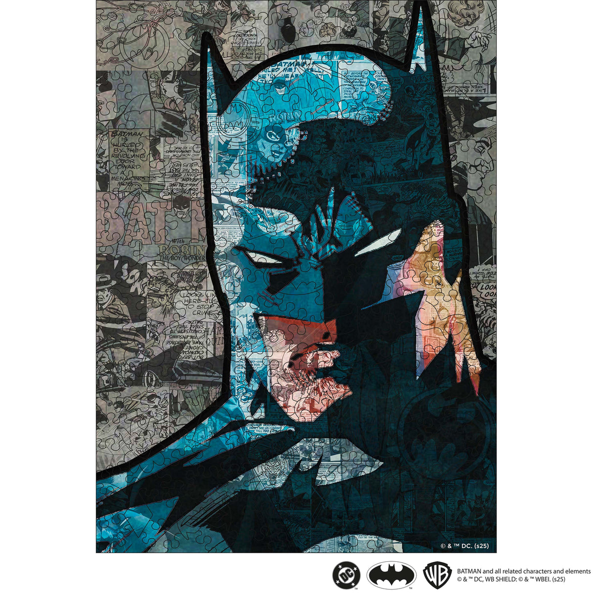 Figured Wooden Puzzle Batman™ - Shadow of Gotham
