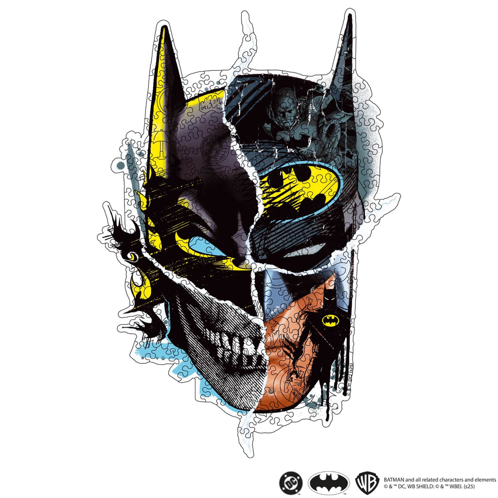 Figured Wooden Puzzle Batman™ - The Face of Darkness