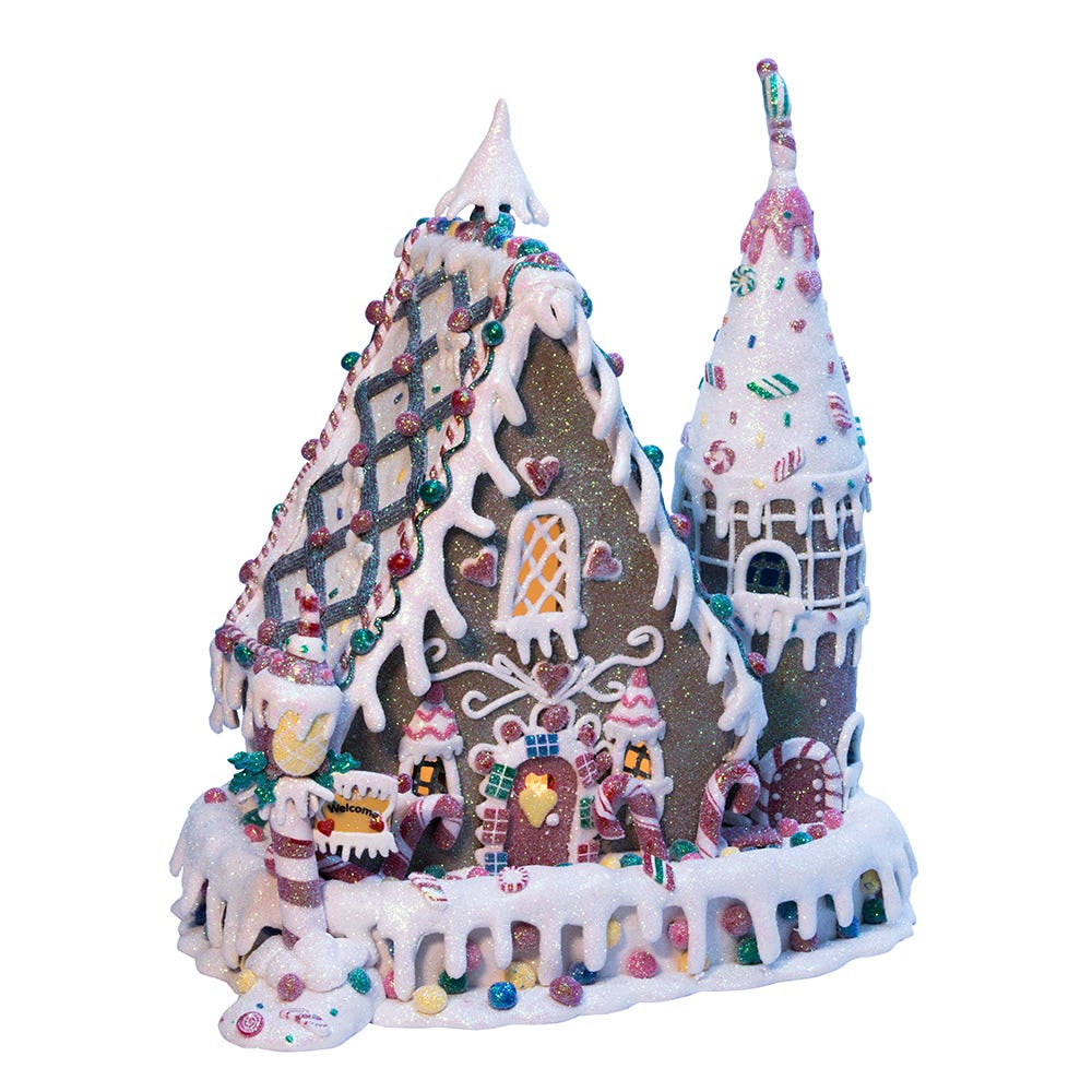 Claydough Gingerbread Inn with C7 Bulb
