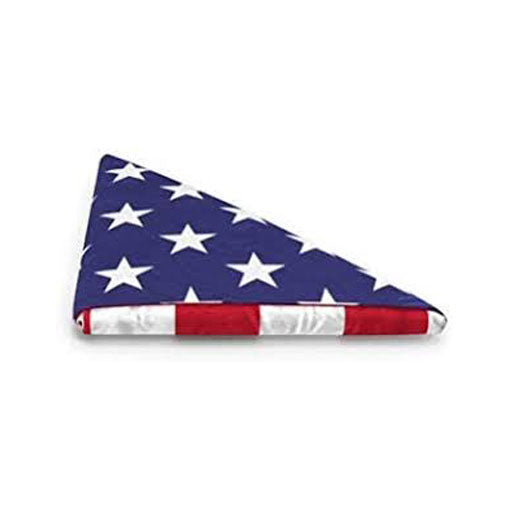 American Memorial Flags Comes Pre Folded to a Triangle - 5' x 9.5' Flag