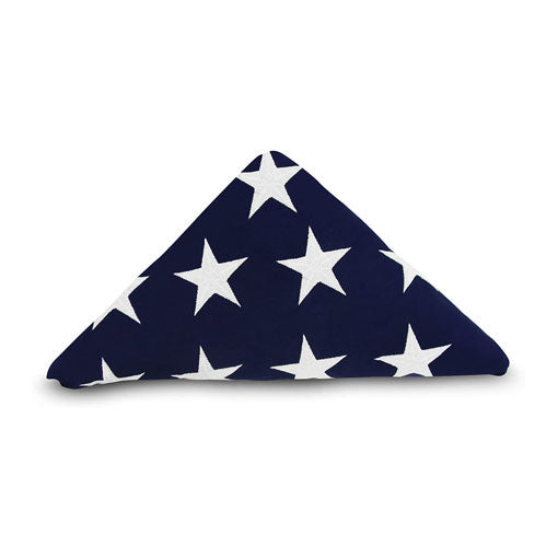 Folded American Flag Pre Folded American Flag - American made flags and hand folded by veterans.