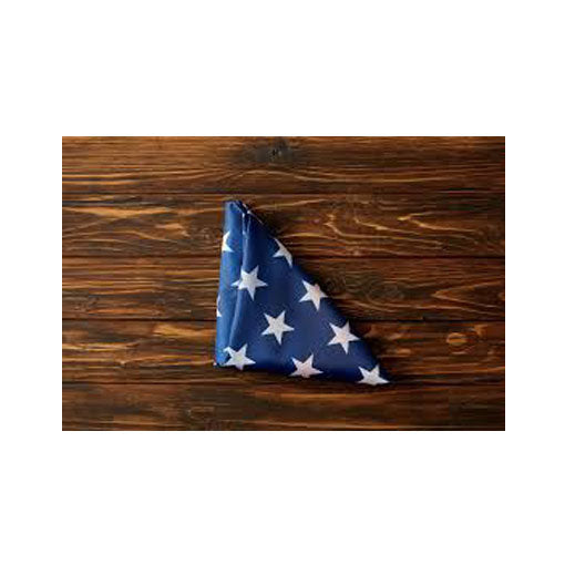 Folded American Flag Pre Folded American Flag - American made flags and hand folded by veterans.