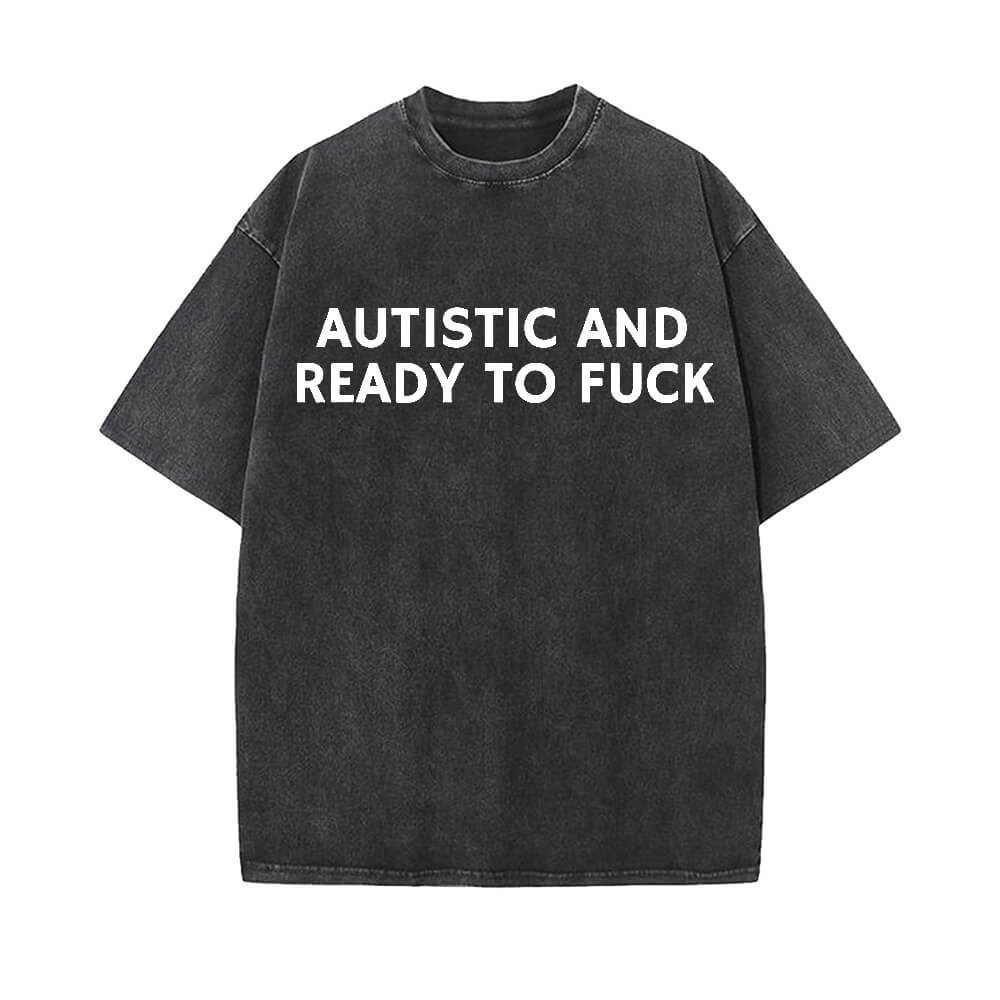 Funny Adult Humor Vintage Washed T-shirt