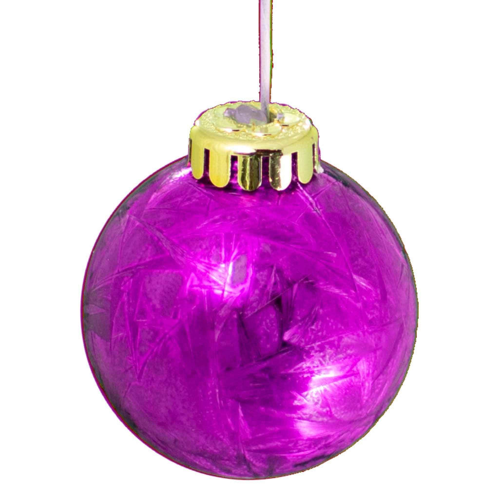Fuchsia Pink Ball Ornaments
