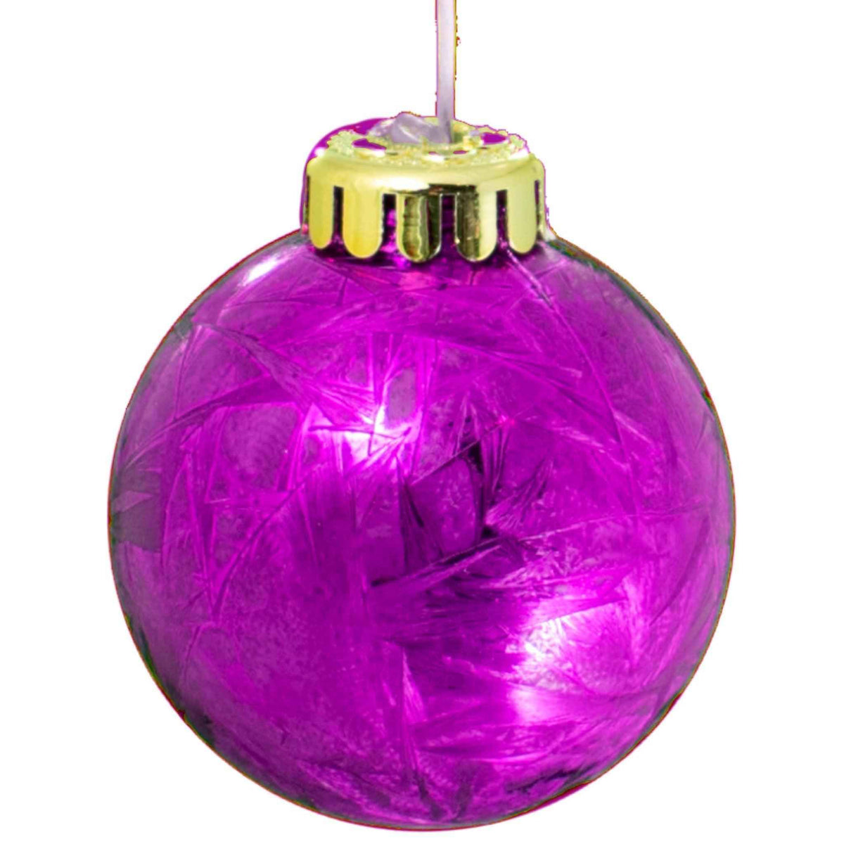 Fuchsia Pink Ball Ornaments