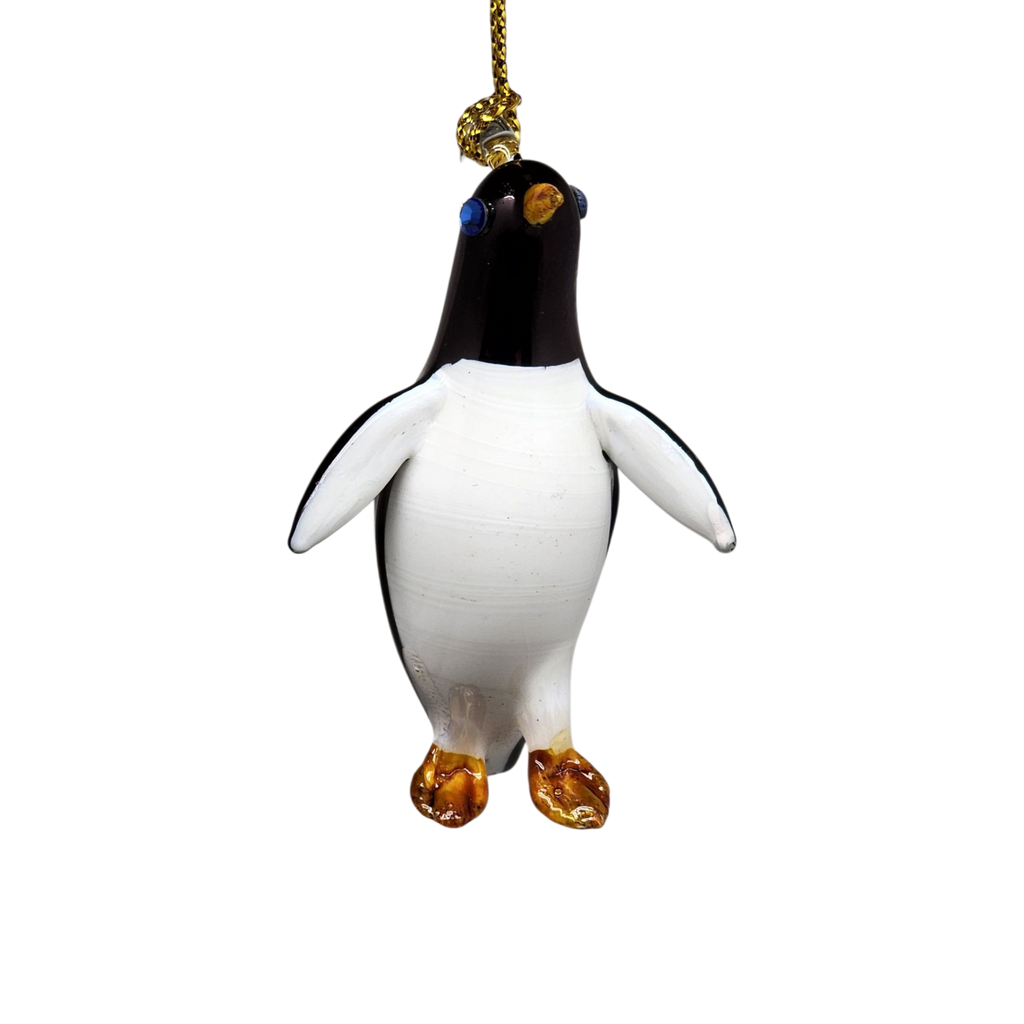 Egyptian Glass Penguin Ornament