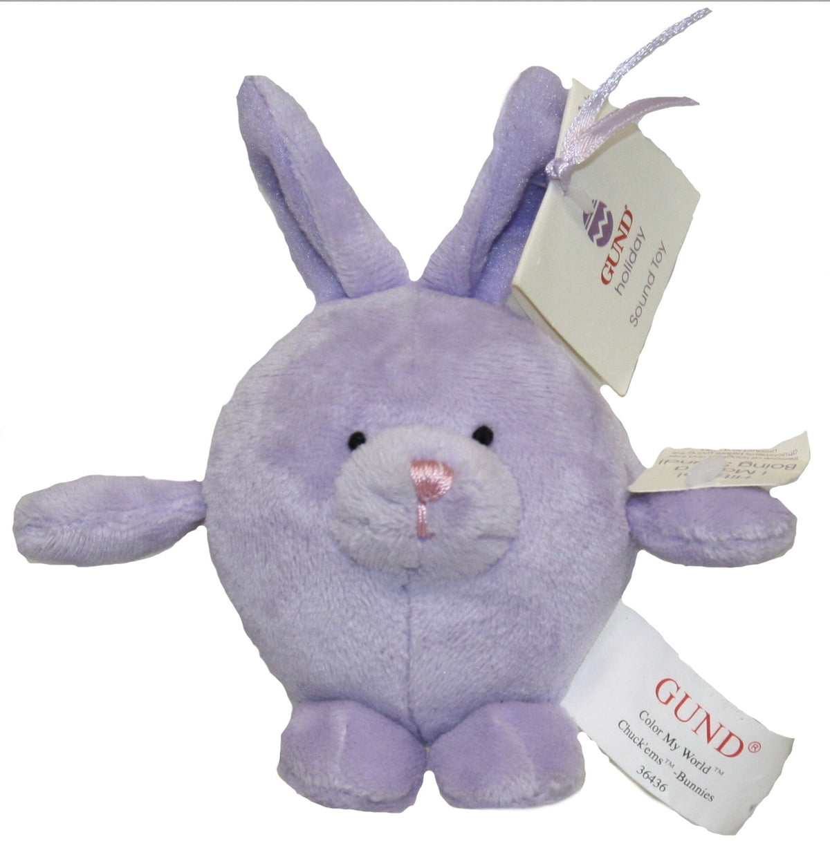 Color My World Chuckems Bunny  - Purple