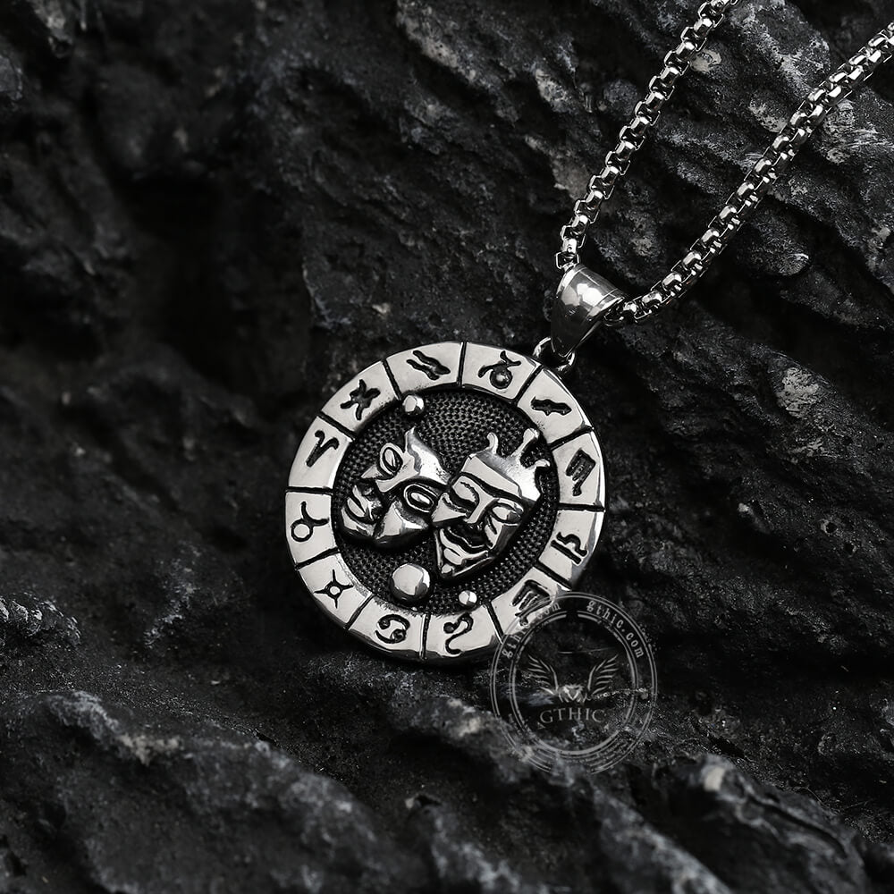 Gemini Stainless Steel Pendant