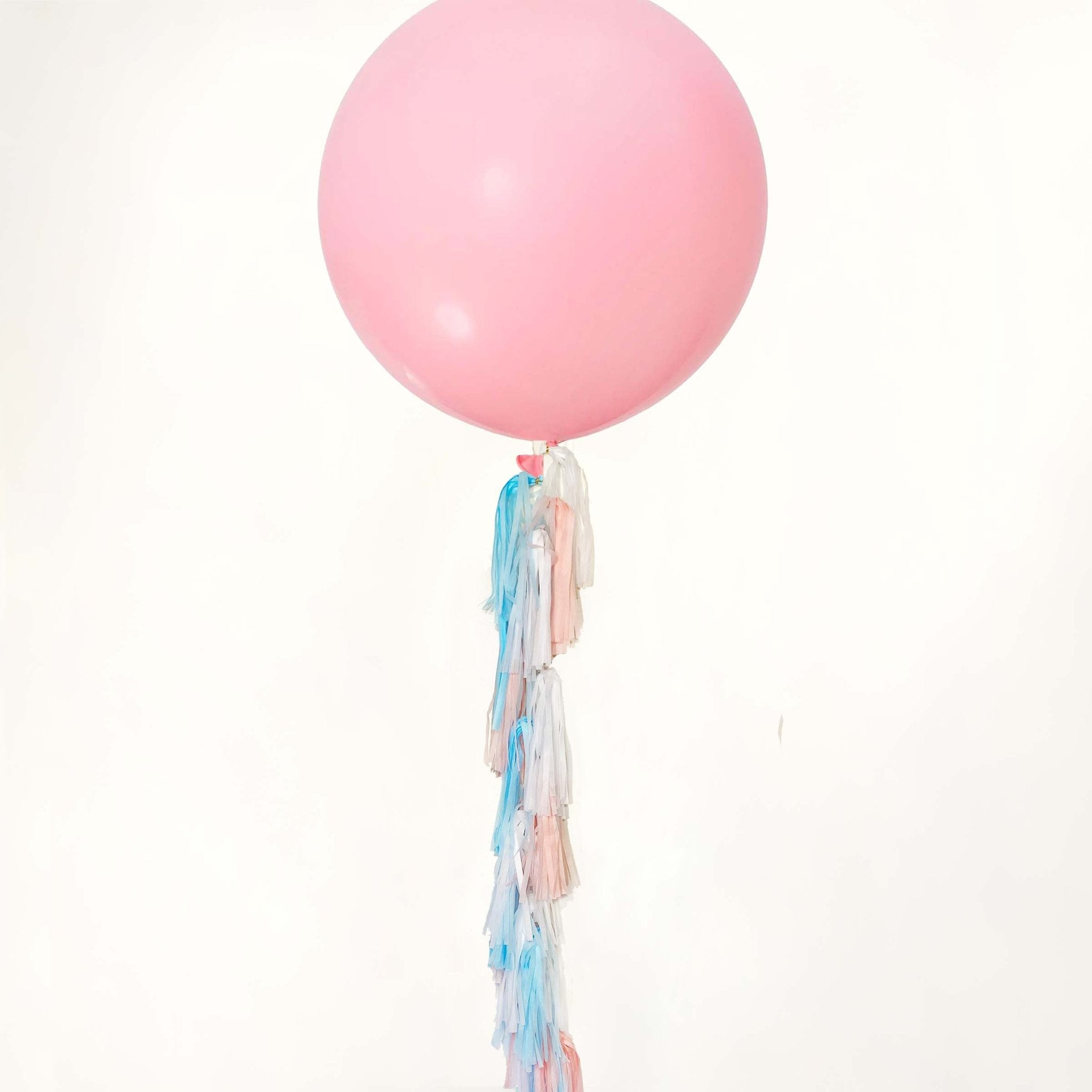 Pastel Pink and Blue Tassel Tail