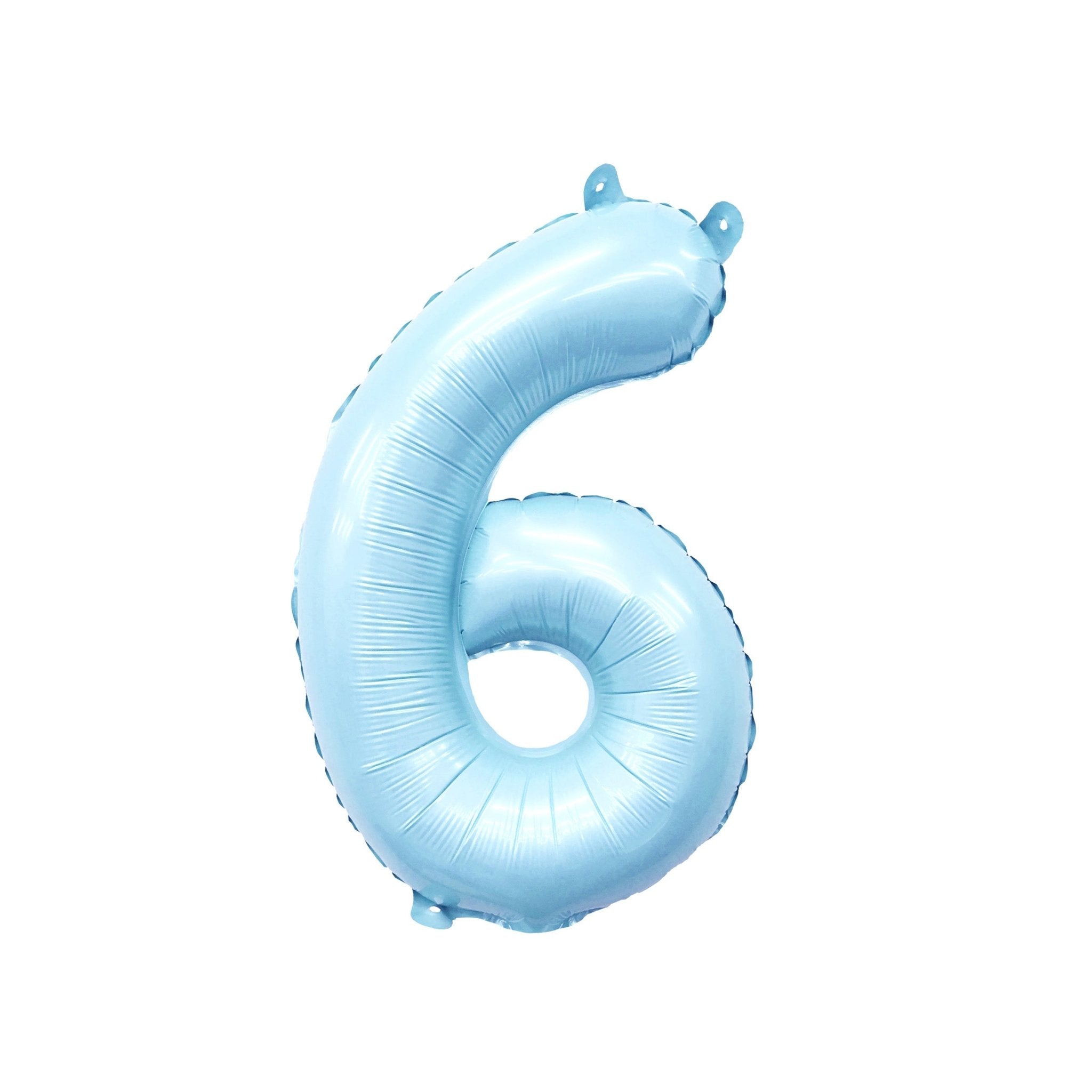 Pastel Blue Number Balloon