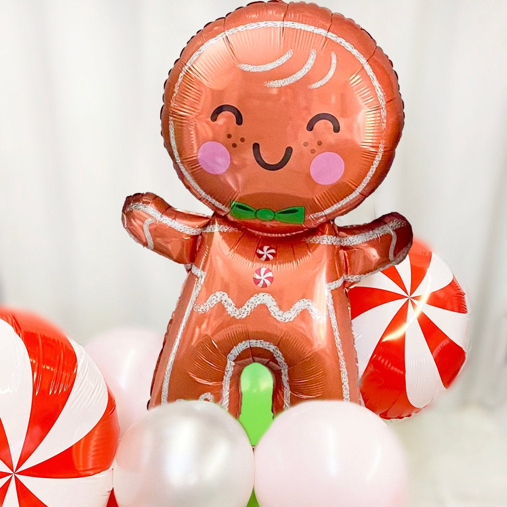 Gingerbread Man Balloon Bouquet