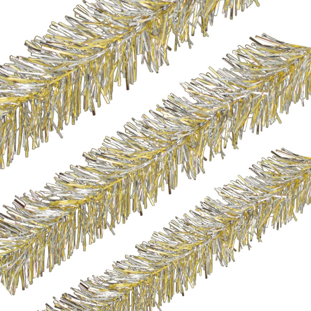Gold & Silver Tinsel Garland