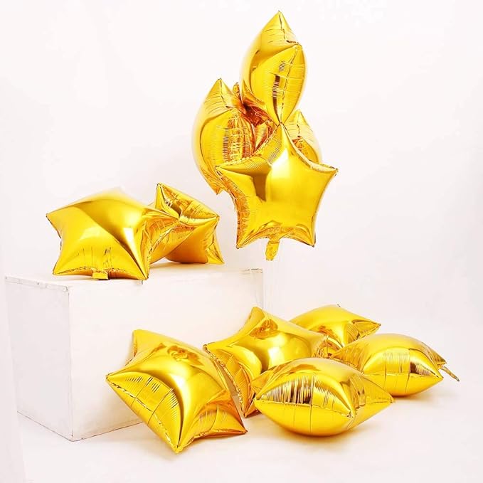 Gold Star Balloon Pack