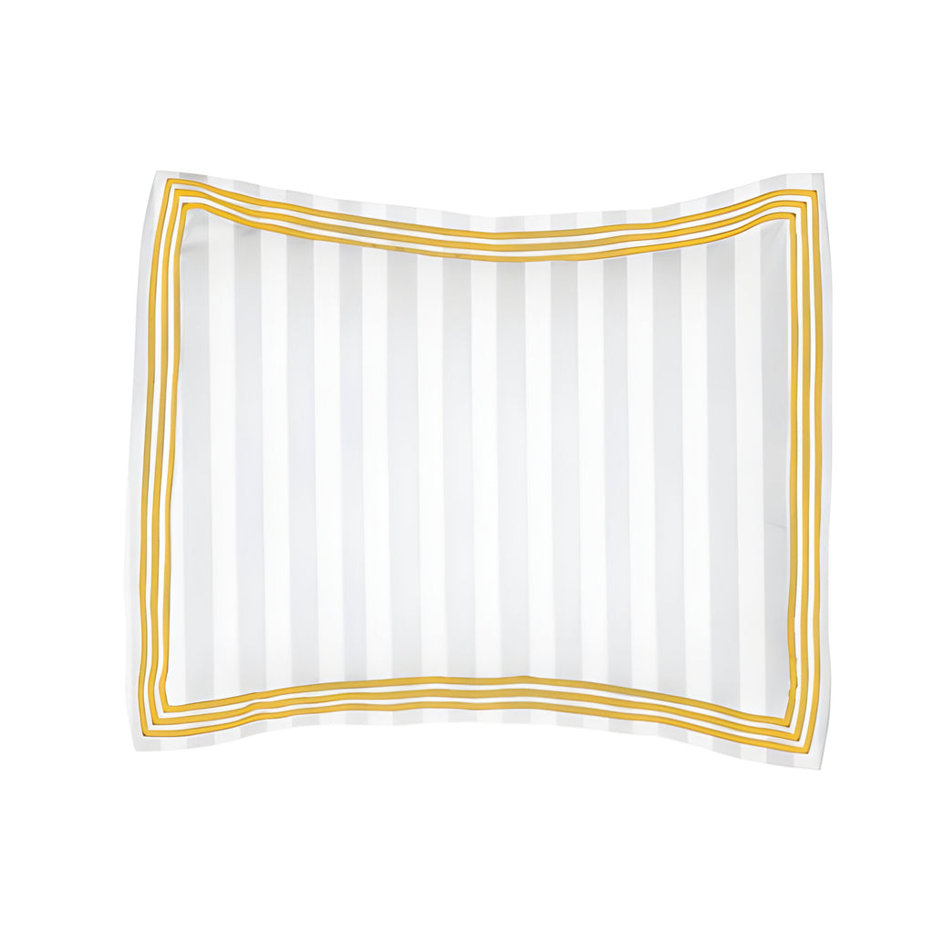 400TC Cotton Sateen Triple Edge Embroidery Stripe Duvet Cover Set