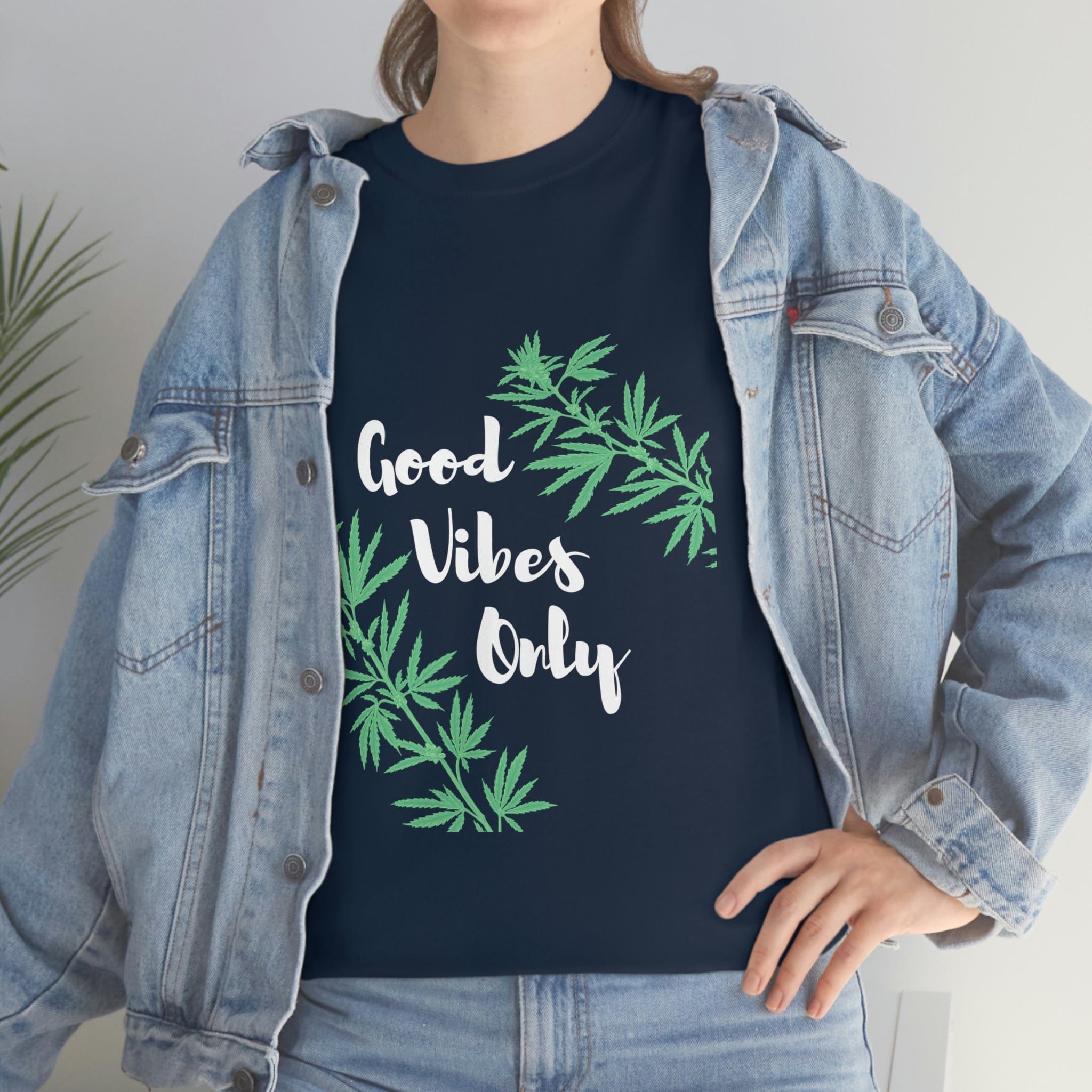 Good Vibes Only Leaf T-Shirt